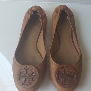 Leather Tory Burch flats